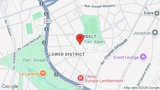 Apartments for rent i Brussels Schaarbeek - kort over placeringen