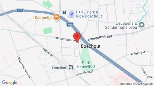 Apartments for rent i Boechout - kort over placeringen
