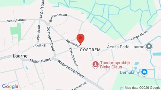 Apartments for rent i Laarne - kort over placeringen