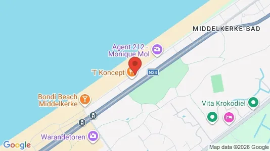 Apartments for rent i Middelkerke - kort over placeringen