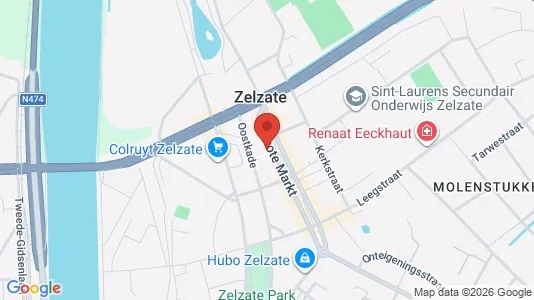 Apartments for rent i Zelzate - kort over placeringen
