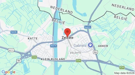 Houses for rent i Zelzate - kort over placeringen