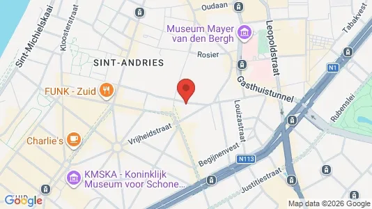 Apartments for rent i Stad Antwerp - kort over placeringen