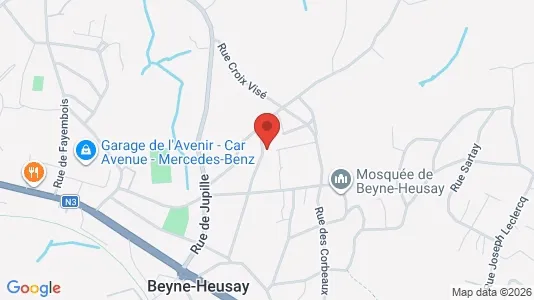 Apartments for rent i Beyne-Heusay - kort over placeringen