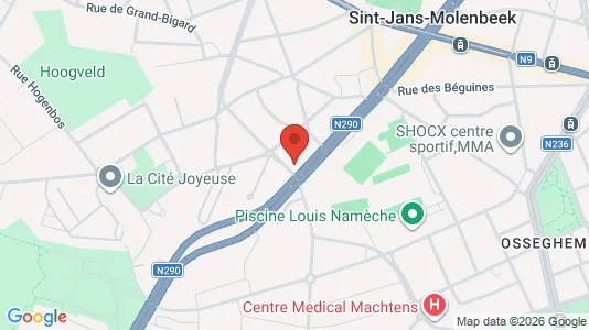 Apartments for rent i Brussels Sint-Jans-Molenbeek - kort over placeringen