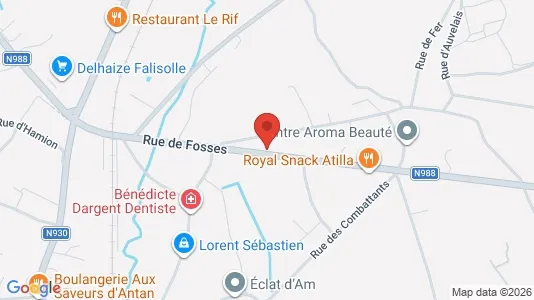 Apartments for rent i Sambreville - kort over placeringen