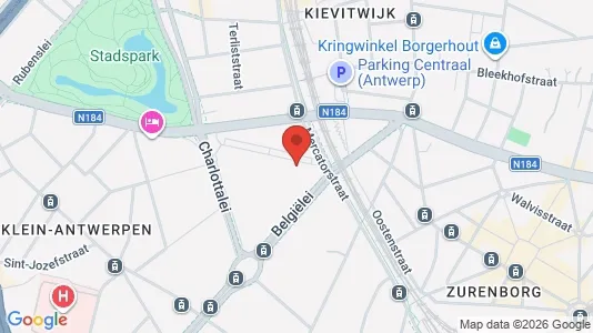 Apartments for rent i Stad Antwerp - kort over placeringen