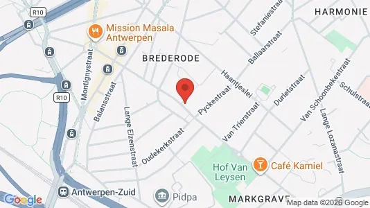 Apartments for rent i Stad Antwerp - kort over placeringen