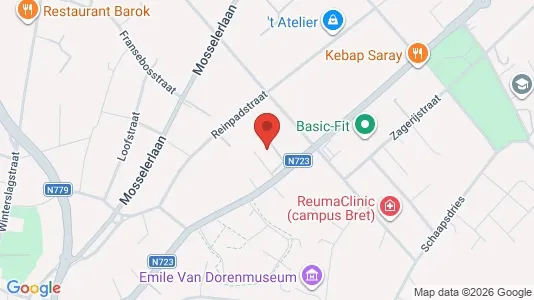 Apartments for rent i Genk - kort over placeringen