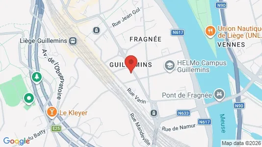 Apartments for rent i Luik - kort over placeringen