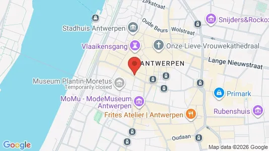 Apartments for rent i Stad Antwerp - kort over placeringen