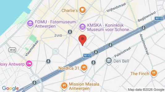 Apartments for rent i Stad Antwerp - kort over placeringen