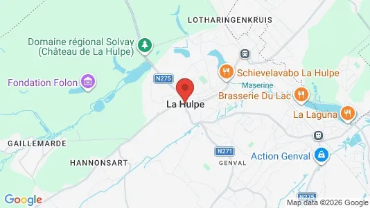 Houses for rent i Terhulpen - kort over placeringen