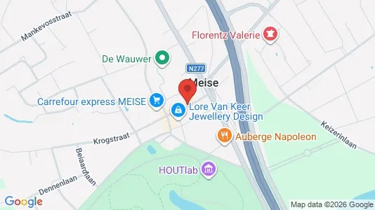 Apartments for rent i Meise - kort over placeringen