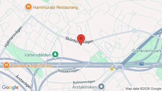 Apartments for rent i Hammarbyhamnen - kort over placeringen