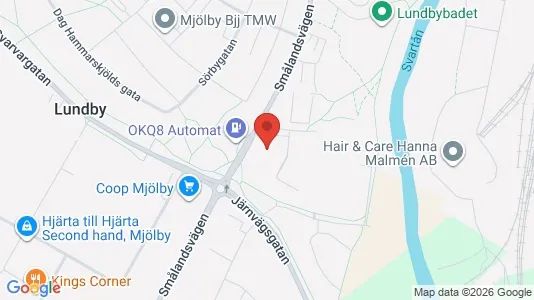Apartments for rent i Mjölby - kort over placeringen