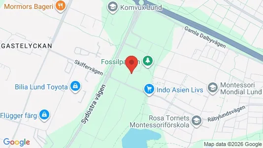 Apartments for rent i Lund - kort over placeringen