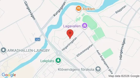 Apartments for rent i Ljungby - kort over placeringen