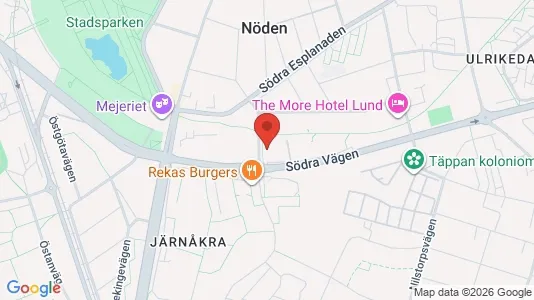 Apartments for rent i Lund - kort over placeringen