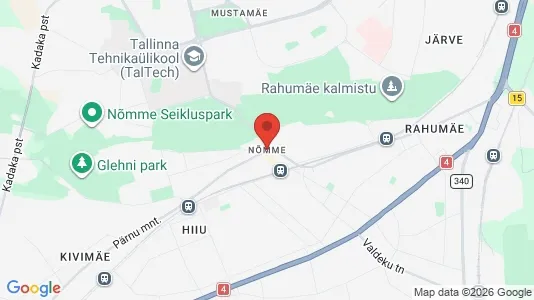 Apartments for rent i Tallinn Nõmme - kort over placeringen