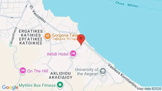 Apartments for rent i Lesbos - kort over placeringen