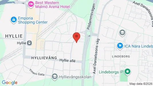 Apartments for rent i Hyllie - kort over placeringen