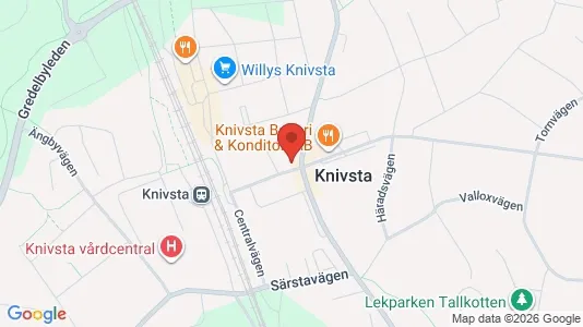 Apartments for rent i Knivsta - kort over placeringen