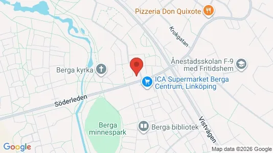 Apartments for rent i Linköping - kort over placeringen