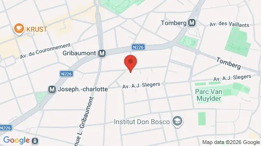 Apartments for rent i Brussels Sint-Lambrechts-Woluwe - kort over placeringen