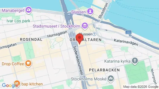 Apartments for rent i Södermalm - kort over placeringen