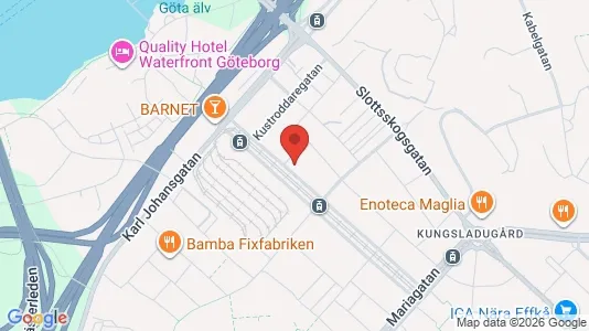 Apartments for rent i Majorna-Linné - kort over placeringen