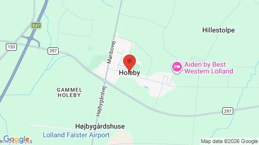Rooms for rent i Holeby - kort over placeringen