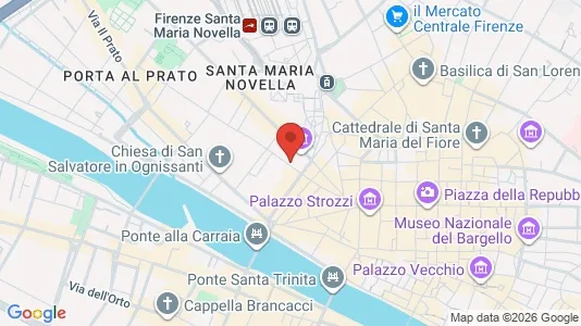 Apartments for rent i Florence - kort over placeringen