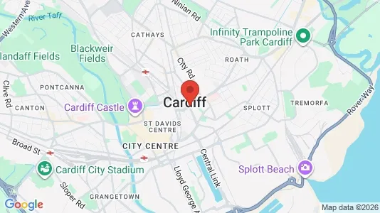 Houses for rent i Cardiff - South Glamorgan - kort over placeringen