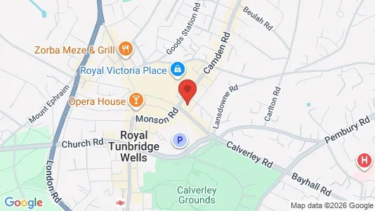 Apartments for rent i Tunbridge wells - Kent - kort over placeringen