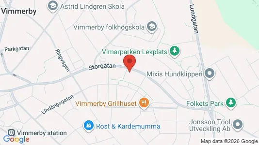 Apartments for rent i Vimmerby - kort over placeringen