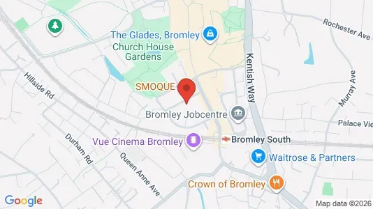 Apartments for rent i Bromley - Kent - kort over placeringen