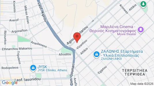 Apartments for rent i Elliniko-Argyroupoli - kort over placeringen
