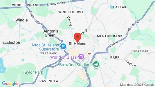 Apartments for rent i St. helens - Merseyside - kort over placeringen