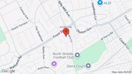 Apartments for rent i North Shields - Tyne and Wear - kort over placeringen