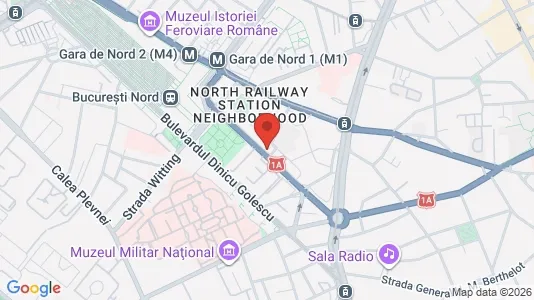 Apartments for rent i Bucharest - Sectorul 1 - kort over placeringen