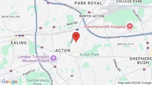 Apartments for rent i London W3 - kort over placeringen