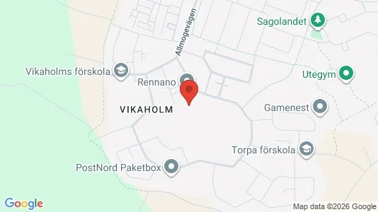 Apartments for rent i Växjö - kort over placeringen