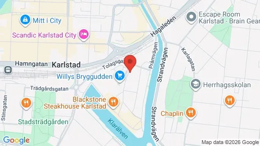 Apartments for rent i Karlstad - kort over placeringen