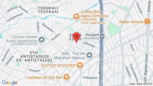 Apartments for rent i Agios Dimitrios - kort over placeringen