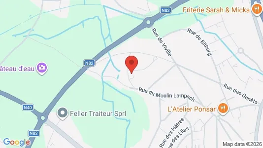 Apartments for rent i Aarlen - kort over placeringen