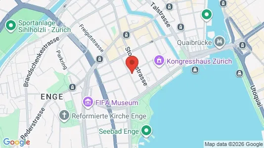 Apartments for rent i Zürich District 2 - kort over placeringen