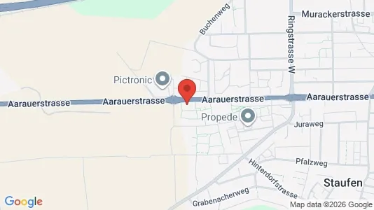 Apartments for rent i Lenzburg - kort over placeringen
