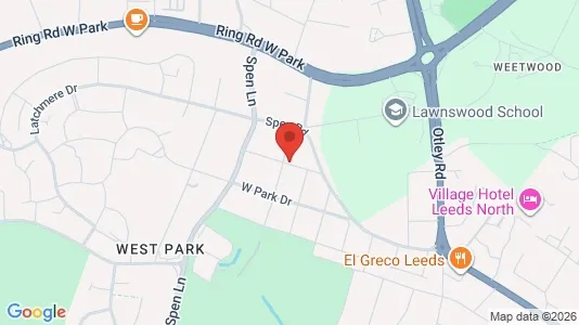 Apartments for rent i Leeds - West Yorkshire - kort over placeringen