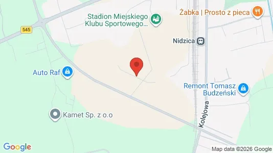Apartments for rent i Nidzicki - kort over placeringen